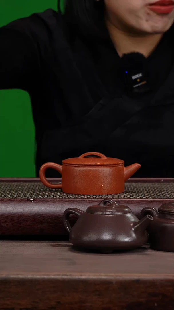 【闪购商品】紫砂茶壶红降坡汉瓦壶
