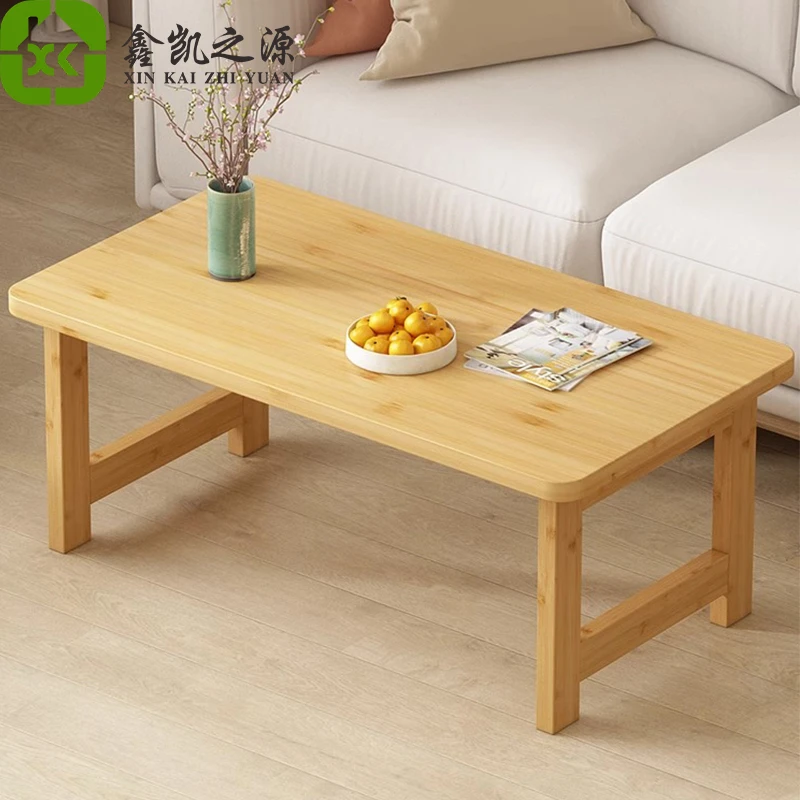 楠竹折叠茶几加厚茶桌阳台小桌子学习桌免安装休闲桌榻榻米炕桌