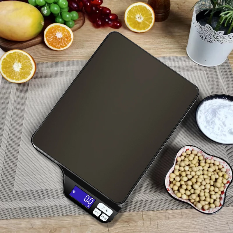 博利达家用大电子秤充电厨房秤克重克数小秤食物称重器克称咖啡秤