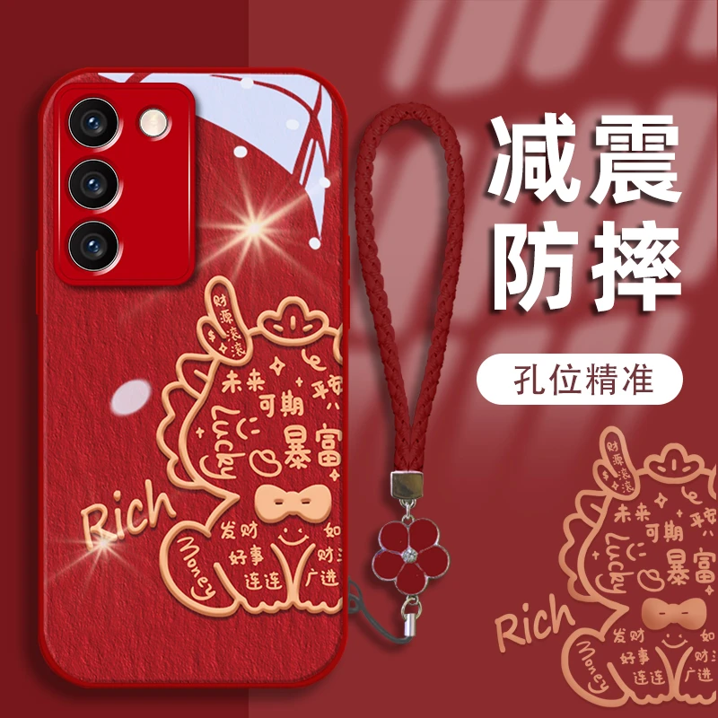 适用vivos16/pro手机壳未来可期金漆钢化玻璃壳镜头全包保护套