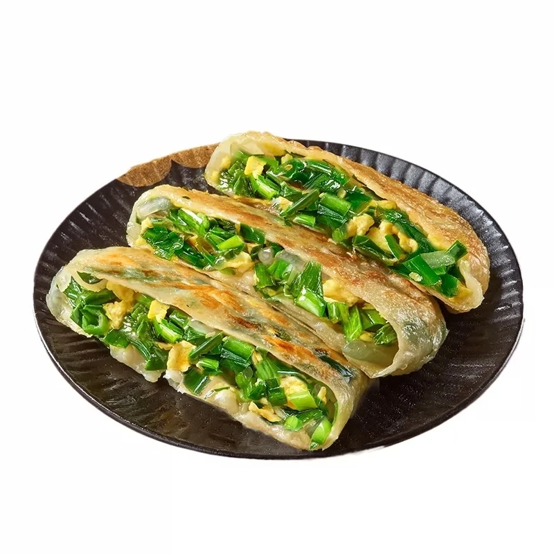 韭菜鸡蛋馅饼家用馅饼速冻早餐半成品方便速食
