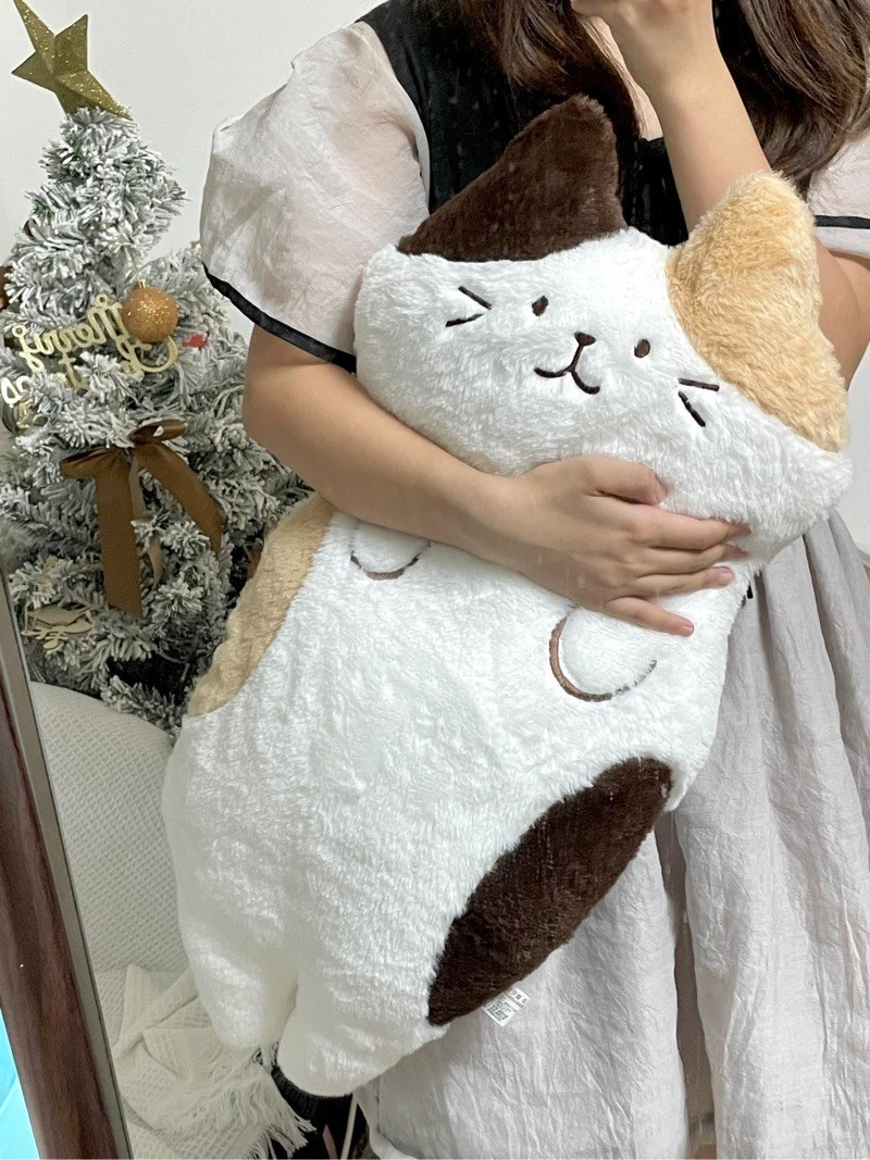 可爱卡通三花猫抱枕一个毛绒玩具抱枕