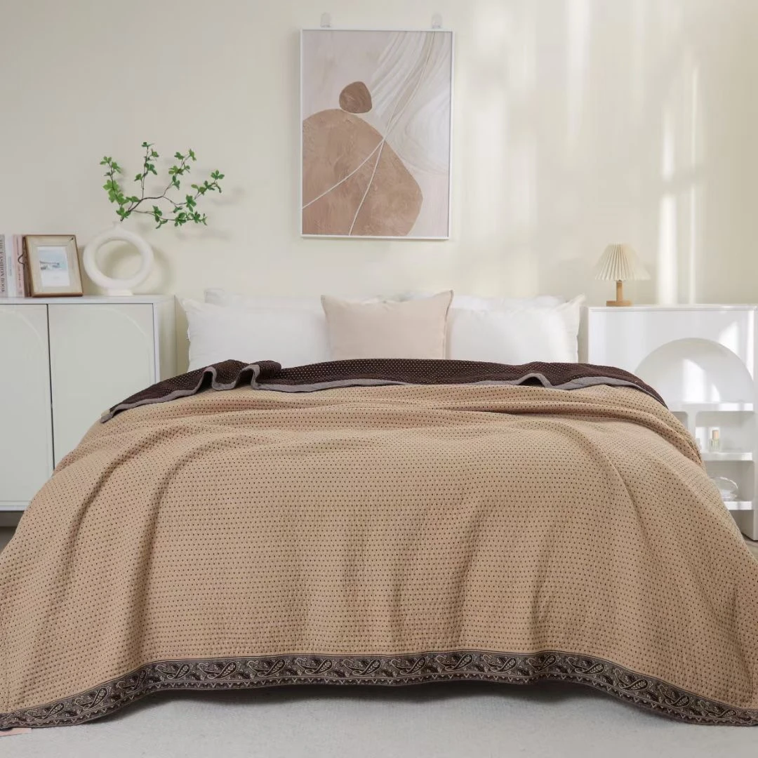 【赫拉-繁星】美拉德色系超柔纯棉亲肤床盖