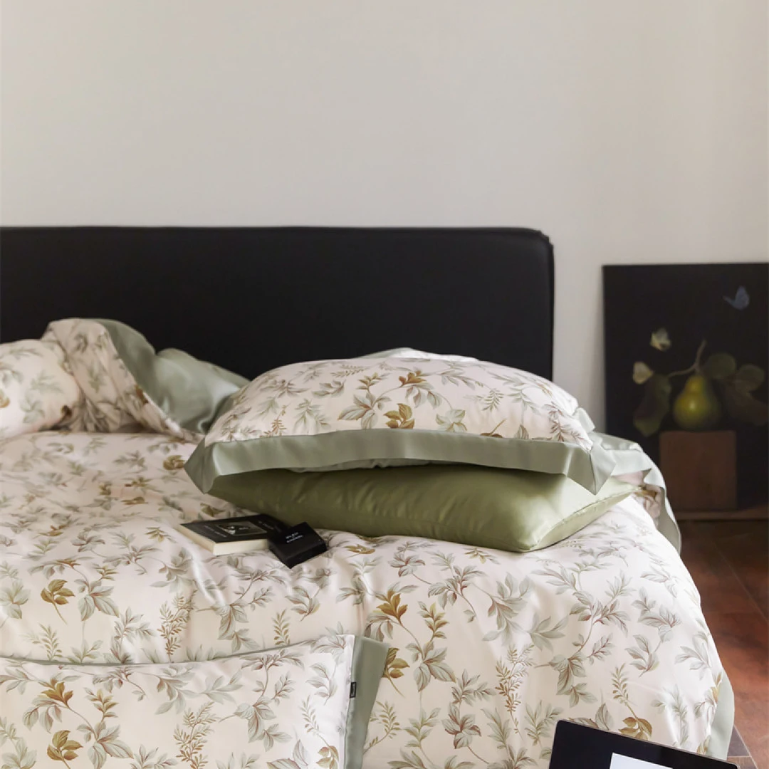 ZY 4039 奥地利兰精天丝数码印花四件套 挽夏