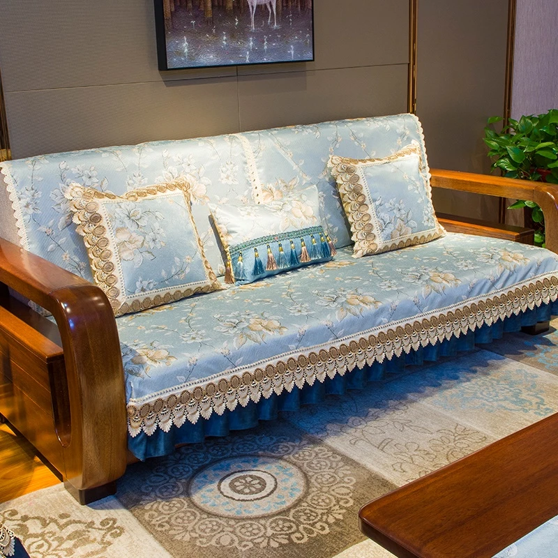 【新中式合集】高档沙发垫四季通用新中式实木沙发套罩防滑坐垫子