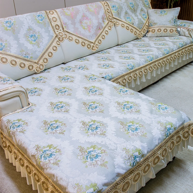【温馨系列】沙发垫高档奢华防滑四季通用坐垫沙发套罩欧式沙发垫