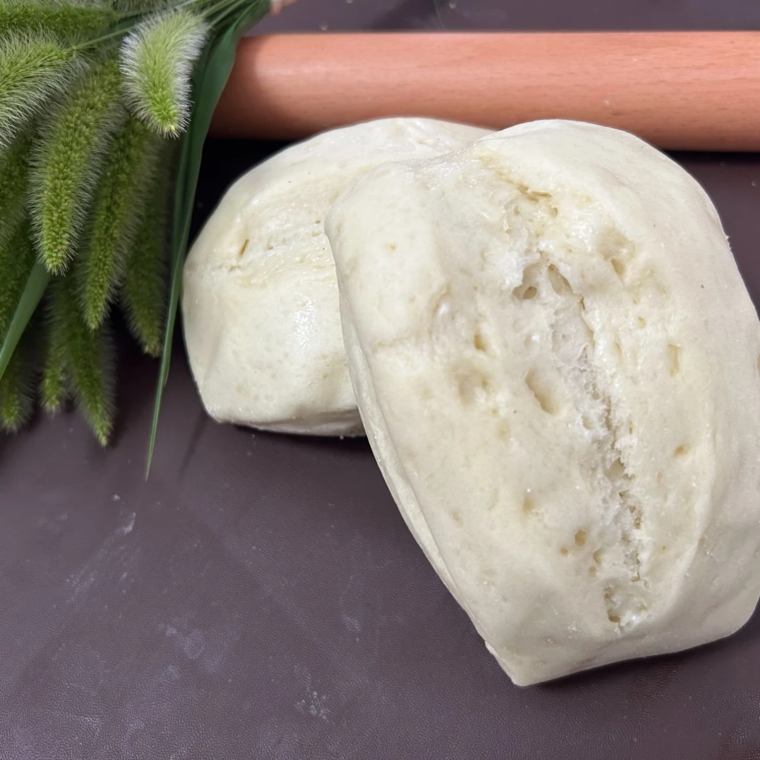 恩施传统工艺老面馒头老面馒头家庭夜宵老面馒头手工