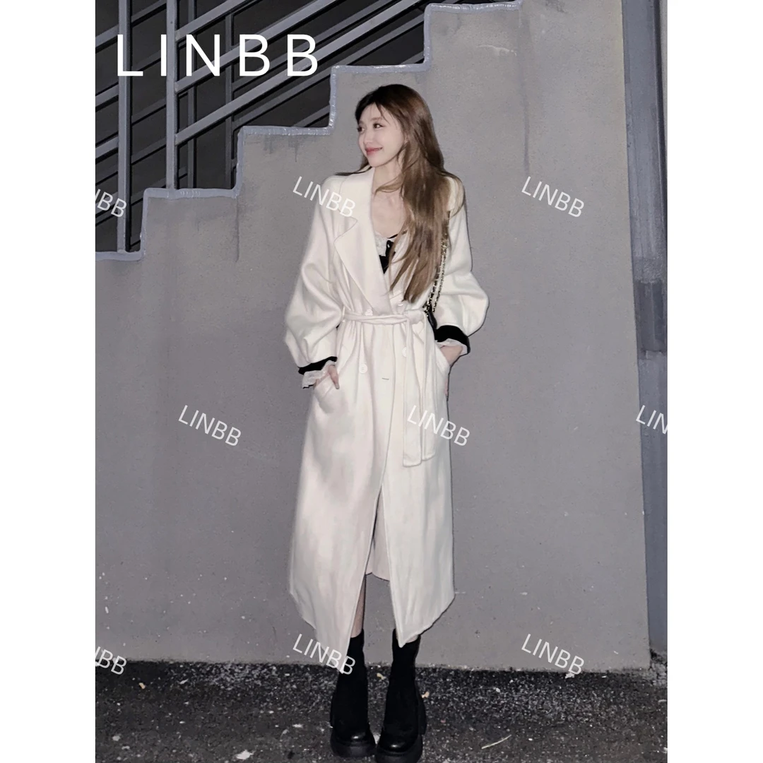 林北鼻-【顶楼双面】版型爆好！双面绵羊毛韩国大衣外套