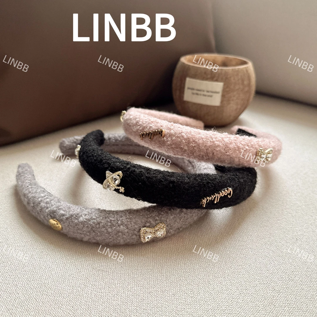 林北鼻-【嗲嗲发箍】韩单东大门！温柔爆钻蝴蝶结增高颅顶发箍