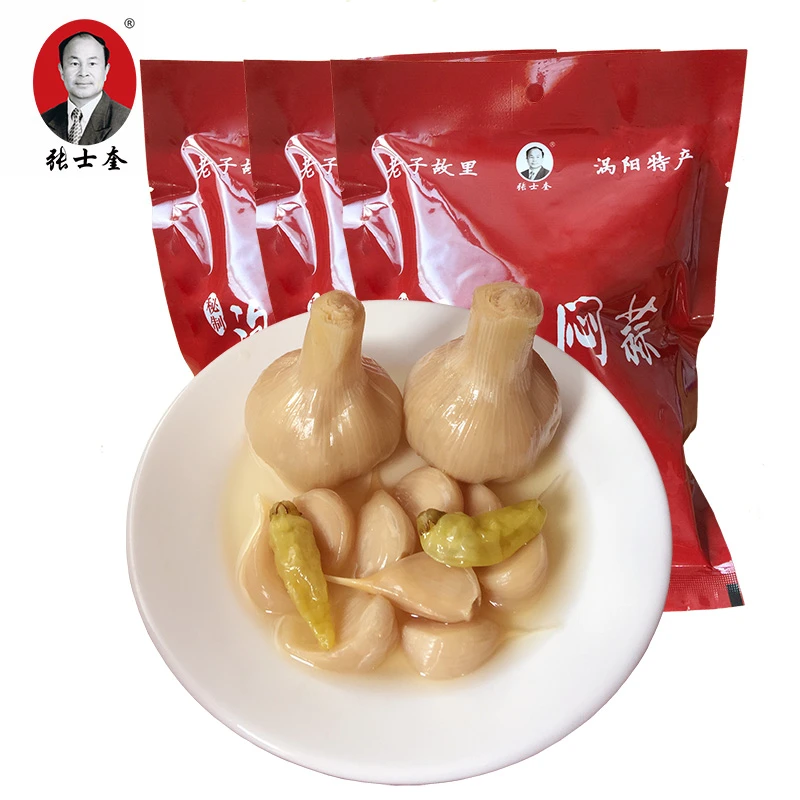 张士奎 糖醋蒜 泡椒闷蒜 涡阳高公坛闷蒜 糖蒜 腌蒜瓣 咸菜1200g