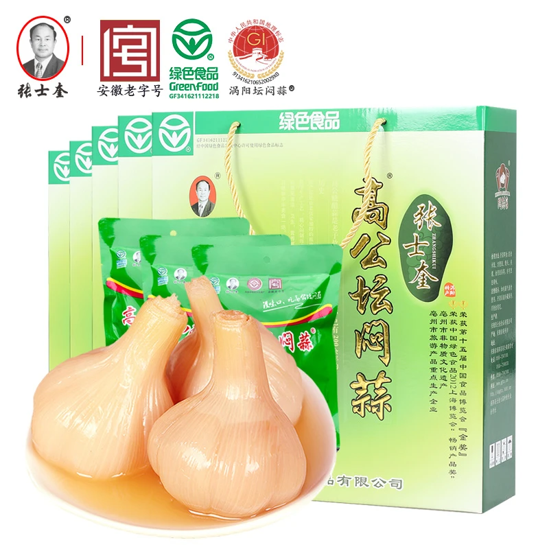 张士奎糖醋蒜 亳州腌蒜瓣 涡阳特产糖蒜 高公坛闷蒜礼盒1500gx5箱