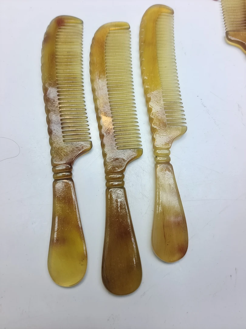 直播间挑选天然羊角梳子福利款(不来回退换)