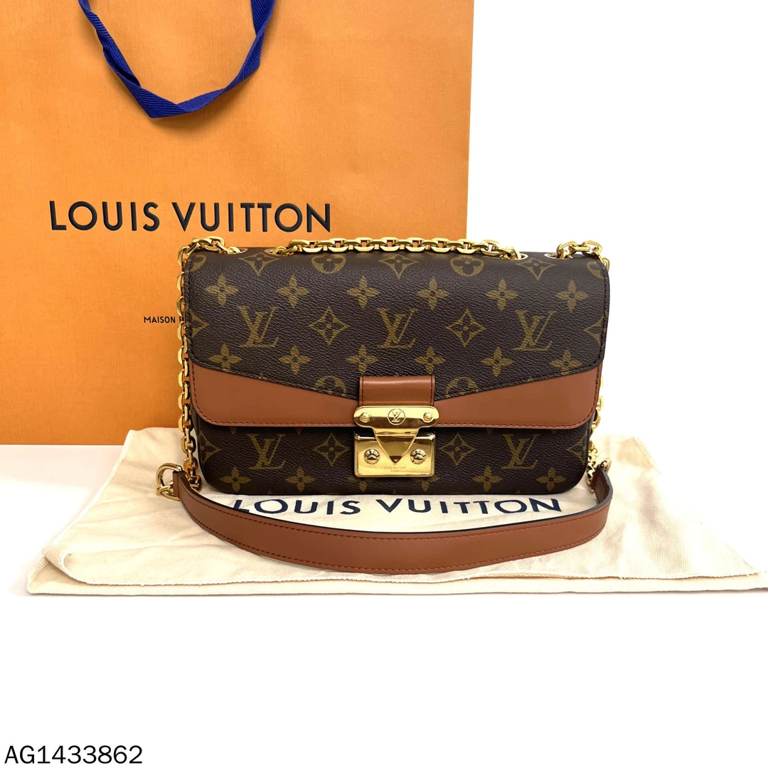 99新 LouisVuitton/路易威登 marceau焦糖色玛索邮差/AG1433862