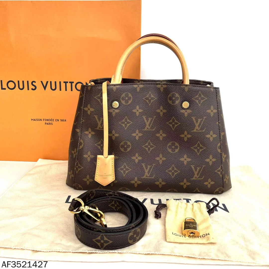 95新 LouisVuitton/路易威登 经典老花蒙田BB/BE5079341