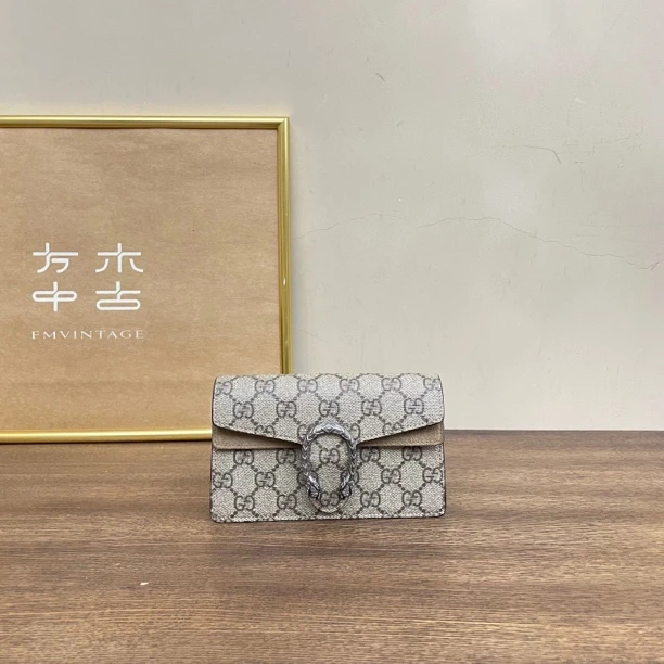 95新 GUCCI/古驰 老花mini酒神Dionysus/20224820