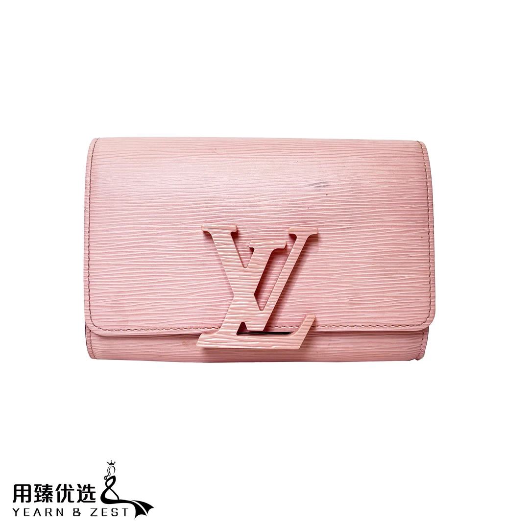 95新 LV LV 粉色水波纹邮差/AC2747760