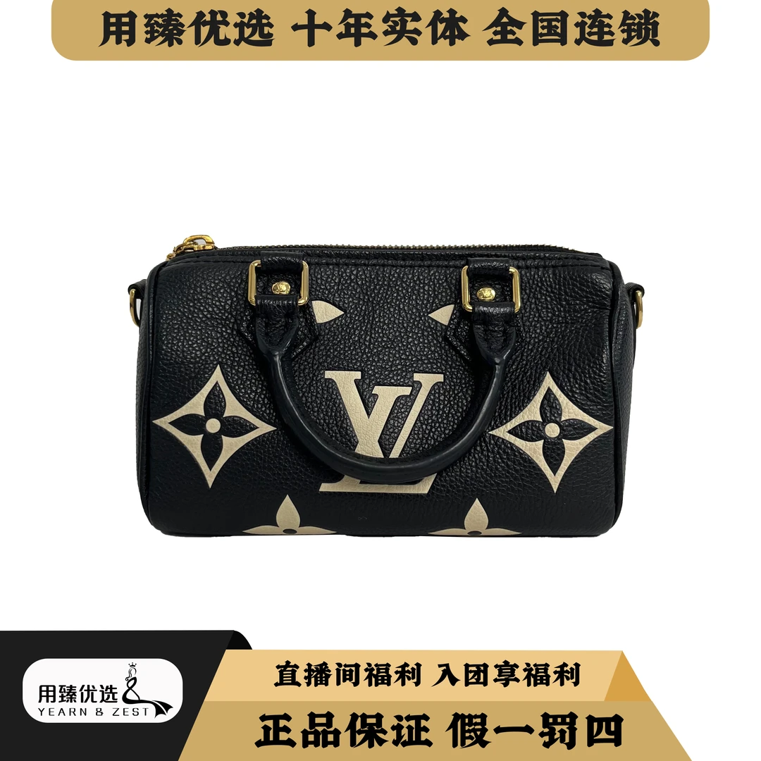 95新 LouisVuitton/路易威登 speedy nano全皮手提包/AI6050938