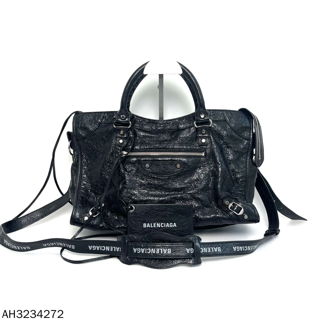 95新 Balenciaga/巴黎世家 巴黎世家机车包/AH3234272