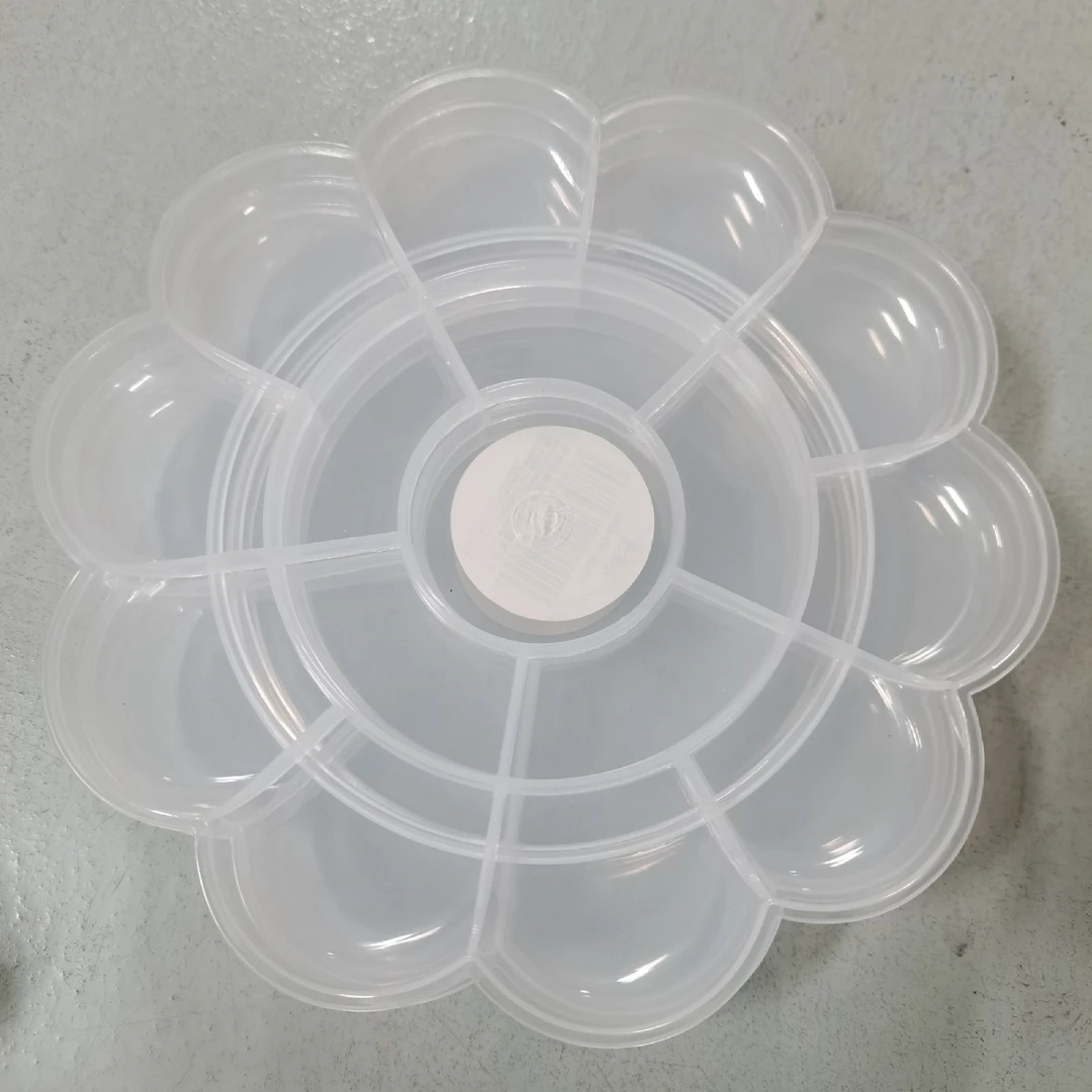 8062 小怪才透明绘画专用塑料调色盘