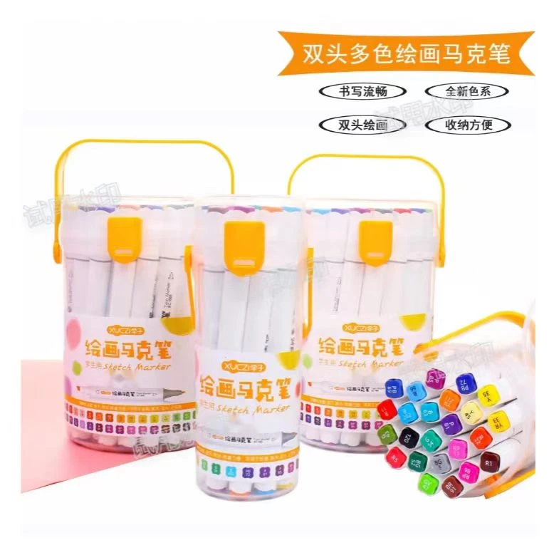 689-48  学子双头丙烯马克笔