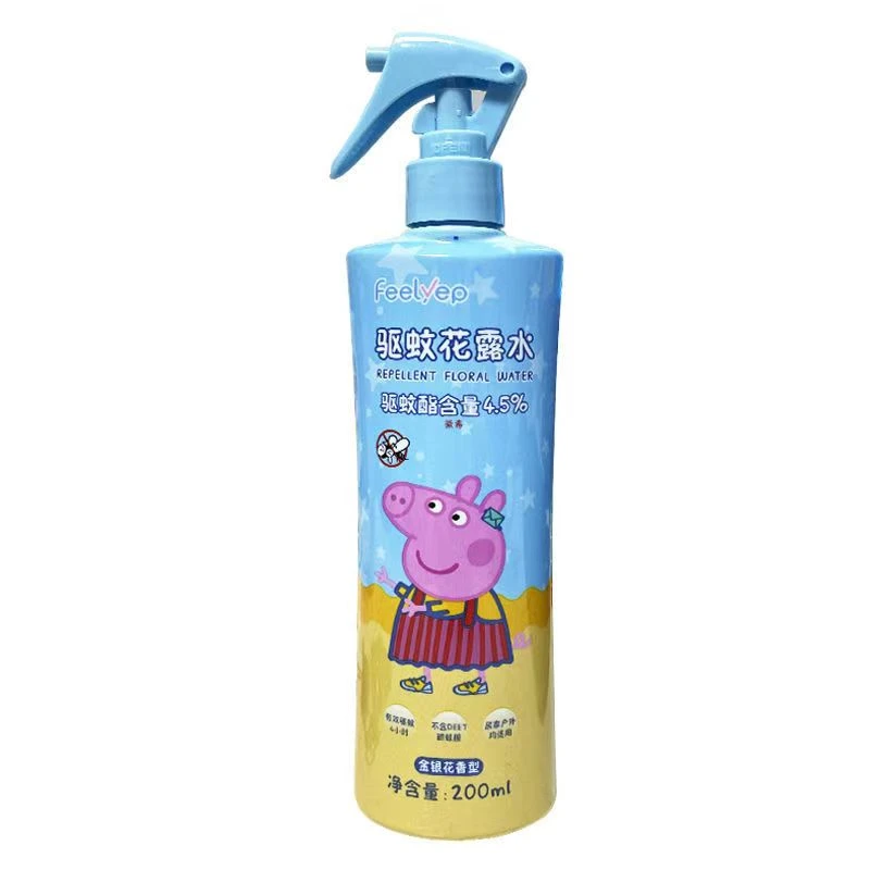 小猪佩奇驱蚊花露水200ml   临期品
