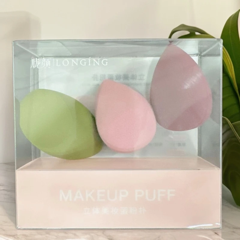 胧颜立体美妆蛋粉扑3颗/盒     孤  临期品