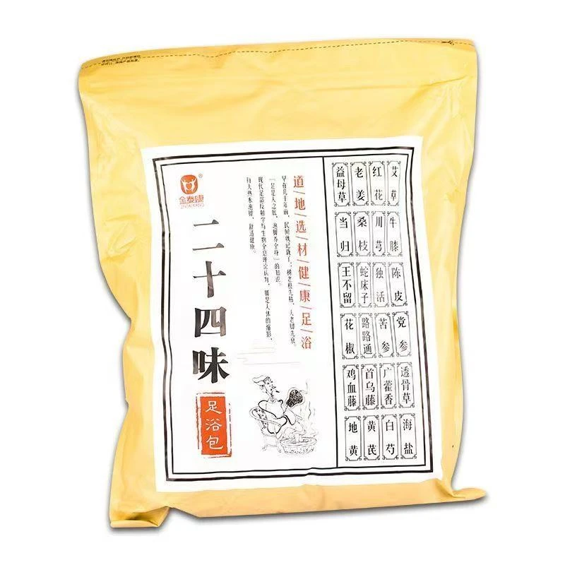 金泰康道地二十四味中药泡脚包（30小包）-棕包装
