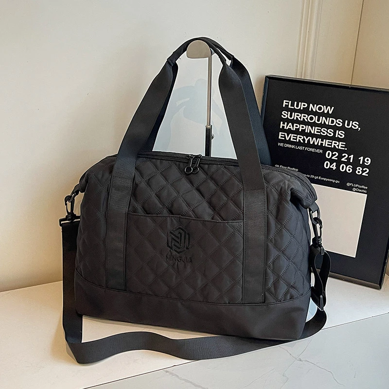 男女士学生短途手提行李旅行包包轻便单肩健身包百搭网红时尚便携