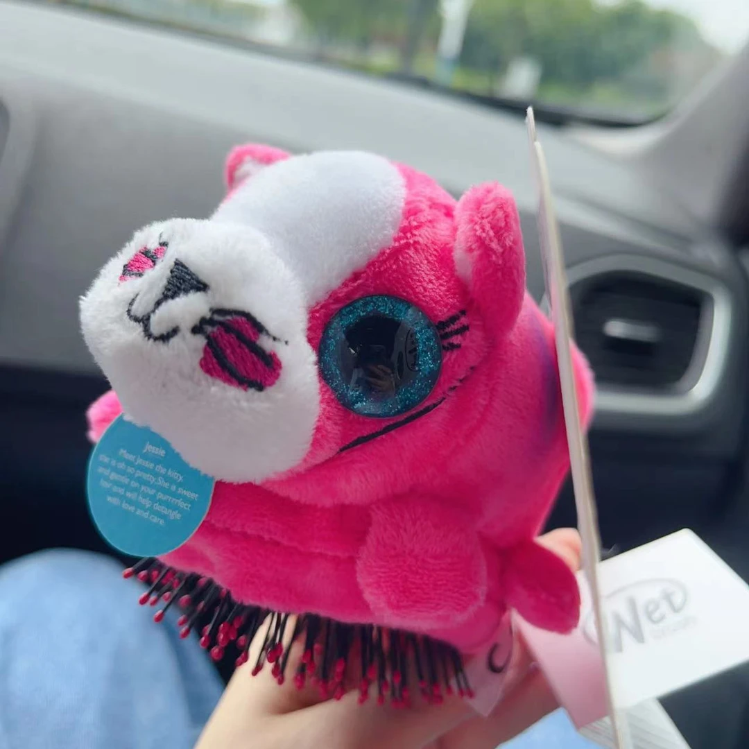 小猫咪玩偶气垫梳903便携梳子可爱防静电折叠女孩小型随身便携