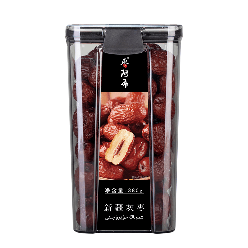 枣阿布新疆灰枣380g免洗自然吊干孕妇零食粥罐装原味优质整箱红枣
