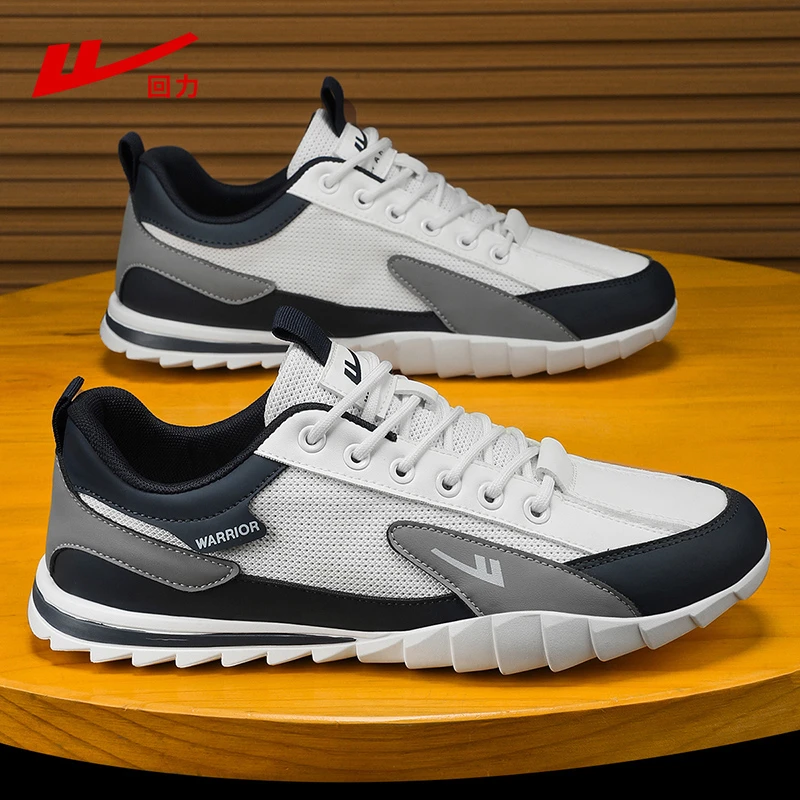 回力男鞋2024新款网面透气休闲运动鞋男士百搭时尚跑步潮鞋3652C