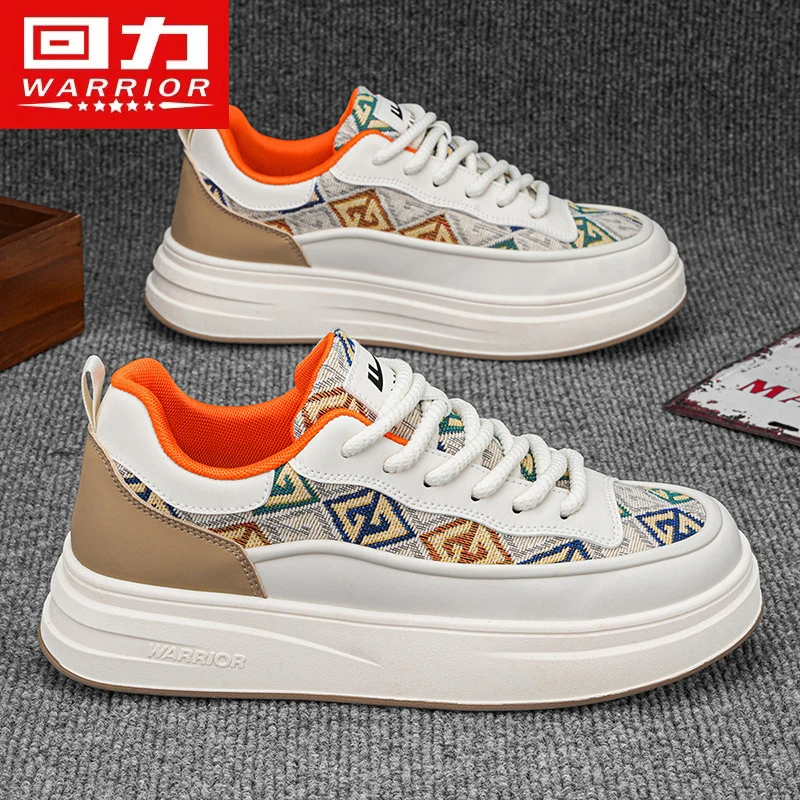 回力男鞋秋季韩版潮流百搭板鞋秋冬男士厚底学生运动休闲小白潮鞋