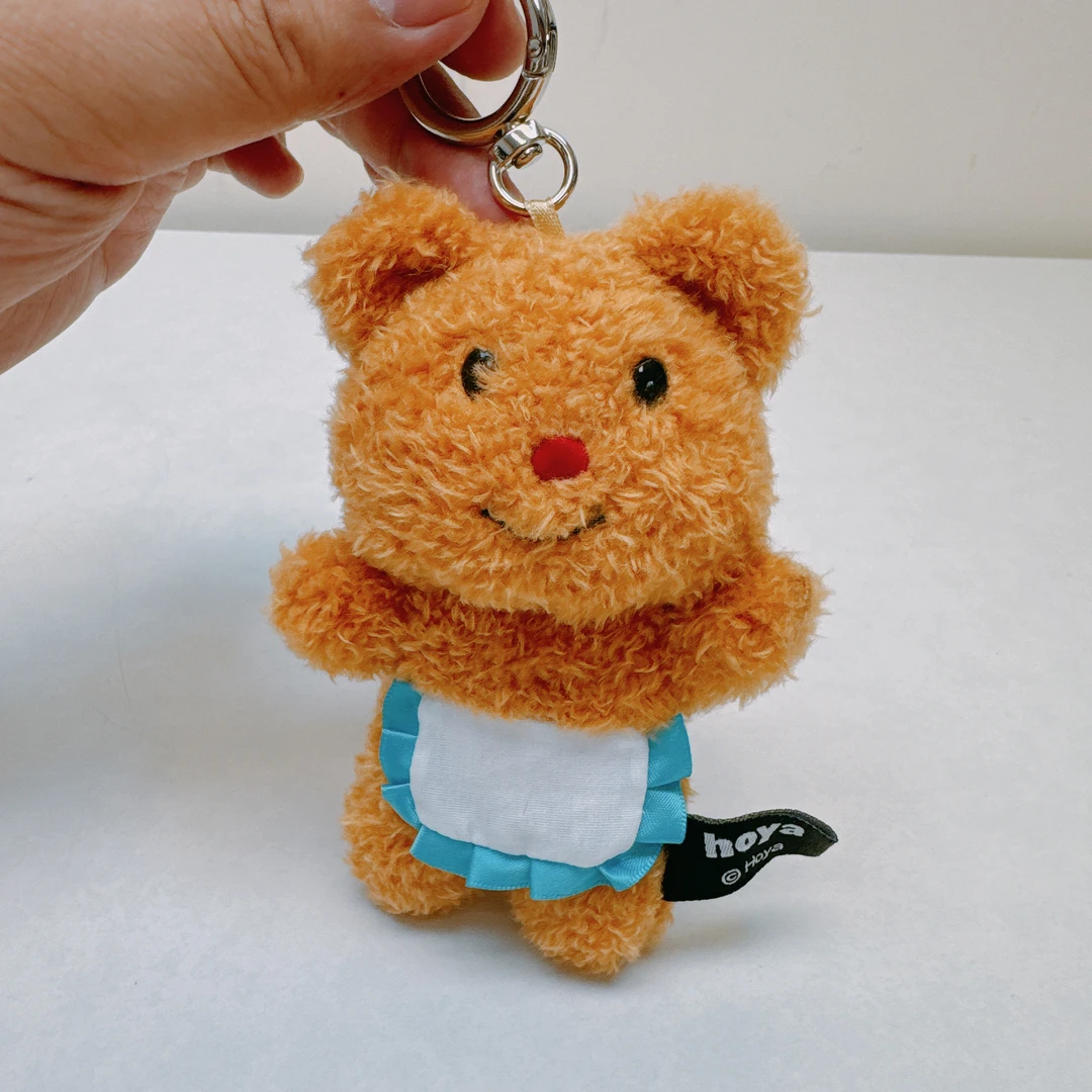 54894 黄油熊毛绒玩具挂件，尺寸：12cm