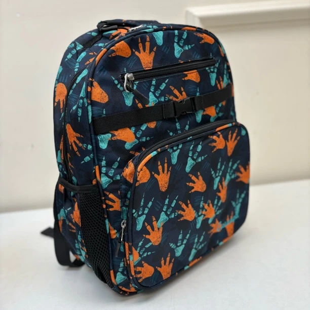 56503 外单，恐龙系列植织物双肩包，尺寸：28x32x15cm