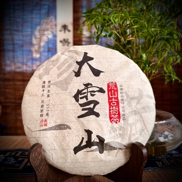 【勐库大雪山普洱生茶】2021春料野韵足兰香显回甘悠长汤感细腻柔滑