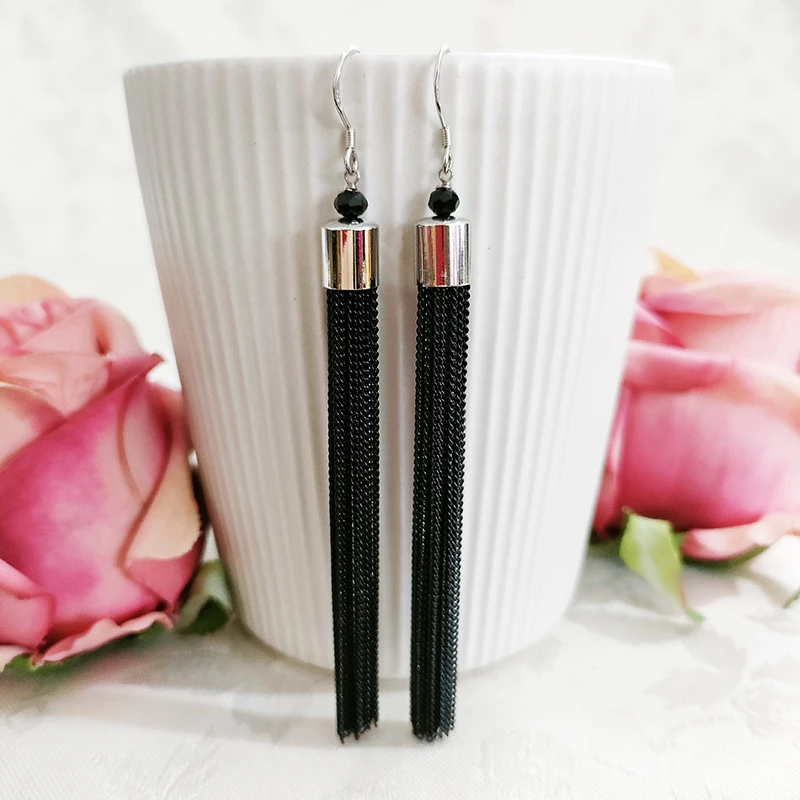 铜合金耳饰 民族风纯手工气质流苏耳环2834