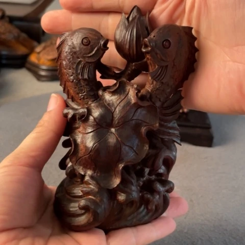 【闪购商品】小叶紫檀把件……………