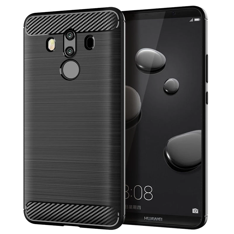 适用华为Mate10 Pro碳纤维手机壳高端全包防摔磨砂超薄散热保护壳