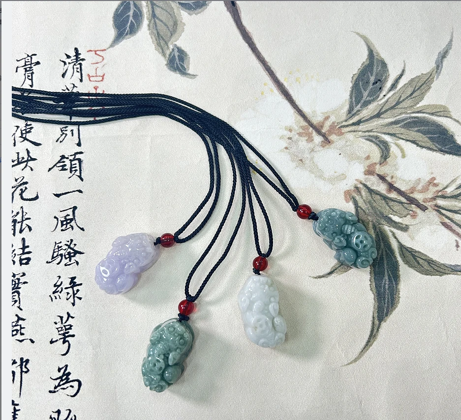 天然翡翠A货貔貅吊坠（多样性发货发其一）不指定介意勿拍