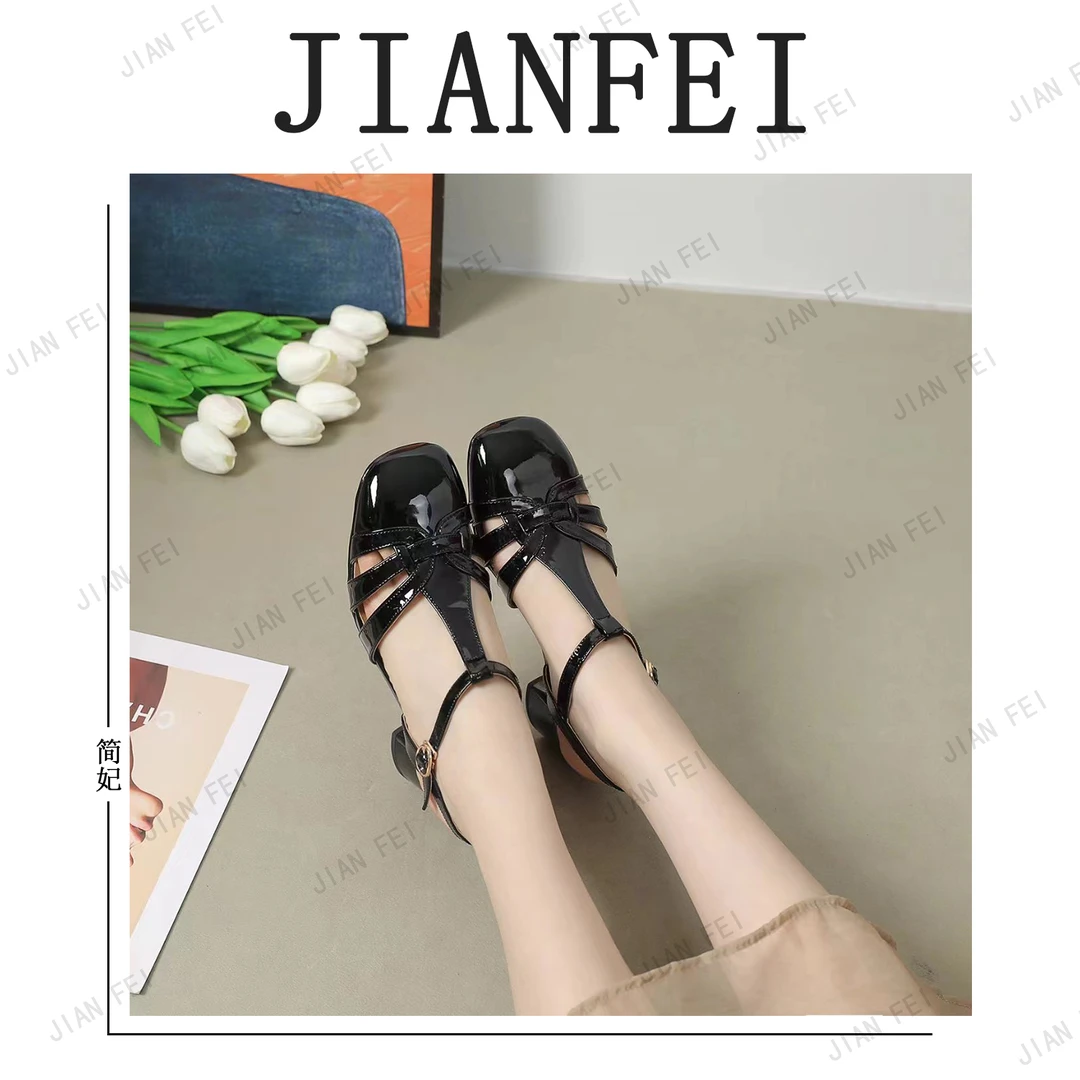 JIANFEI/简妃YD2395-1  精品女鞋 凉鞋优雅百搭时尚女士春季