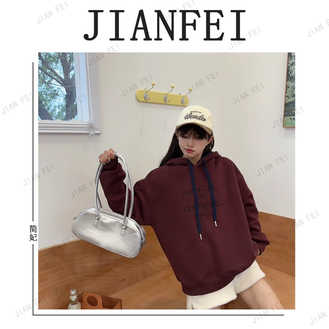 A6165 女士秋款卫衣时尚休闲百搭气质设计师