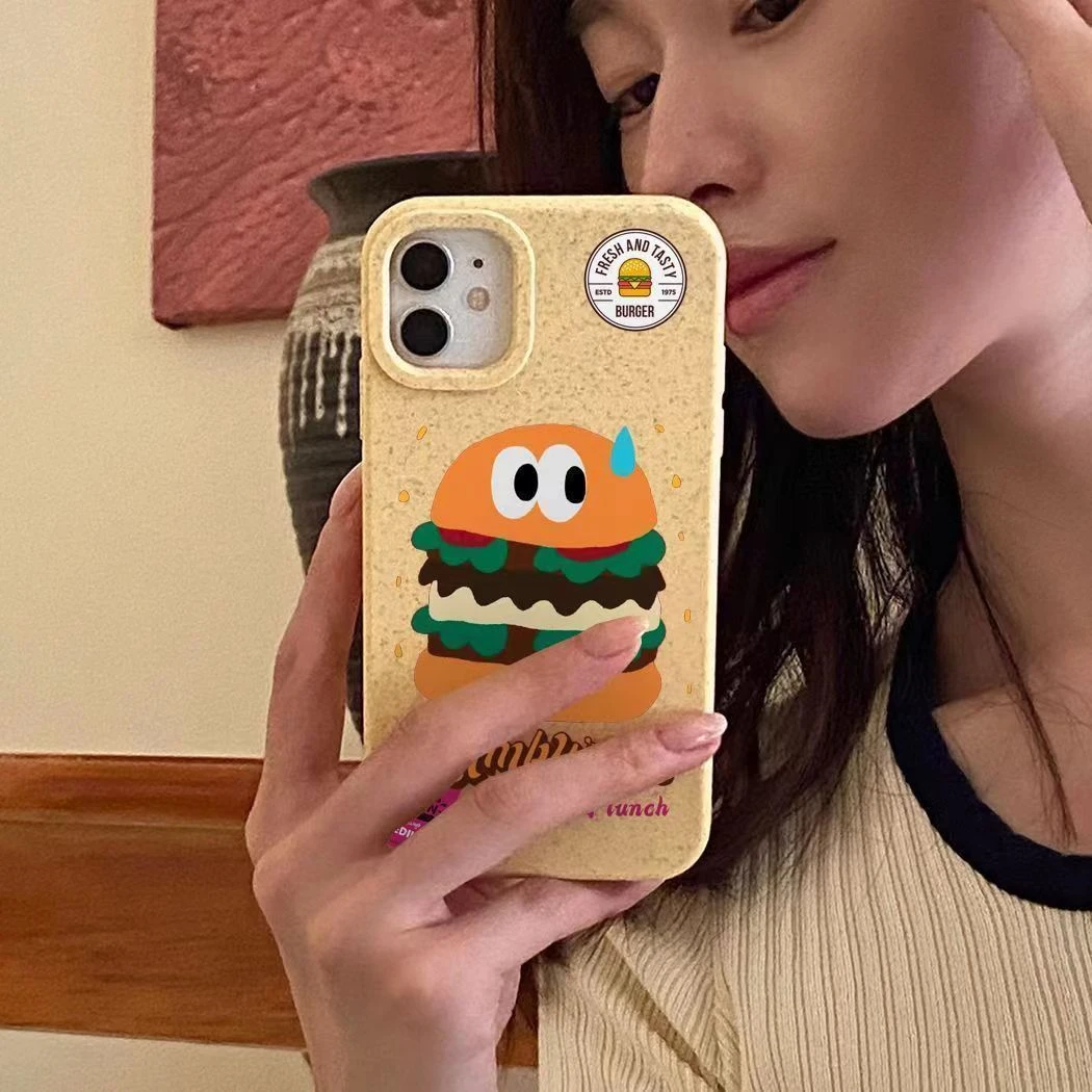 创意卡通苹果15/14/13promax手机壳12全包华为/vivo/小米/oppo女