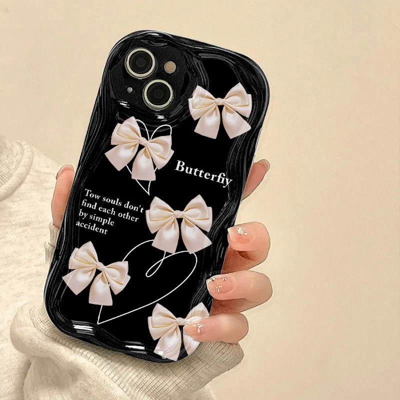 新款苹果iphone15软壳OPPO荣耀华为小米vivo奶油手机壳个性创意女