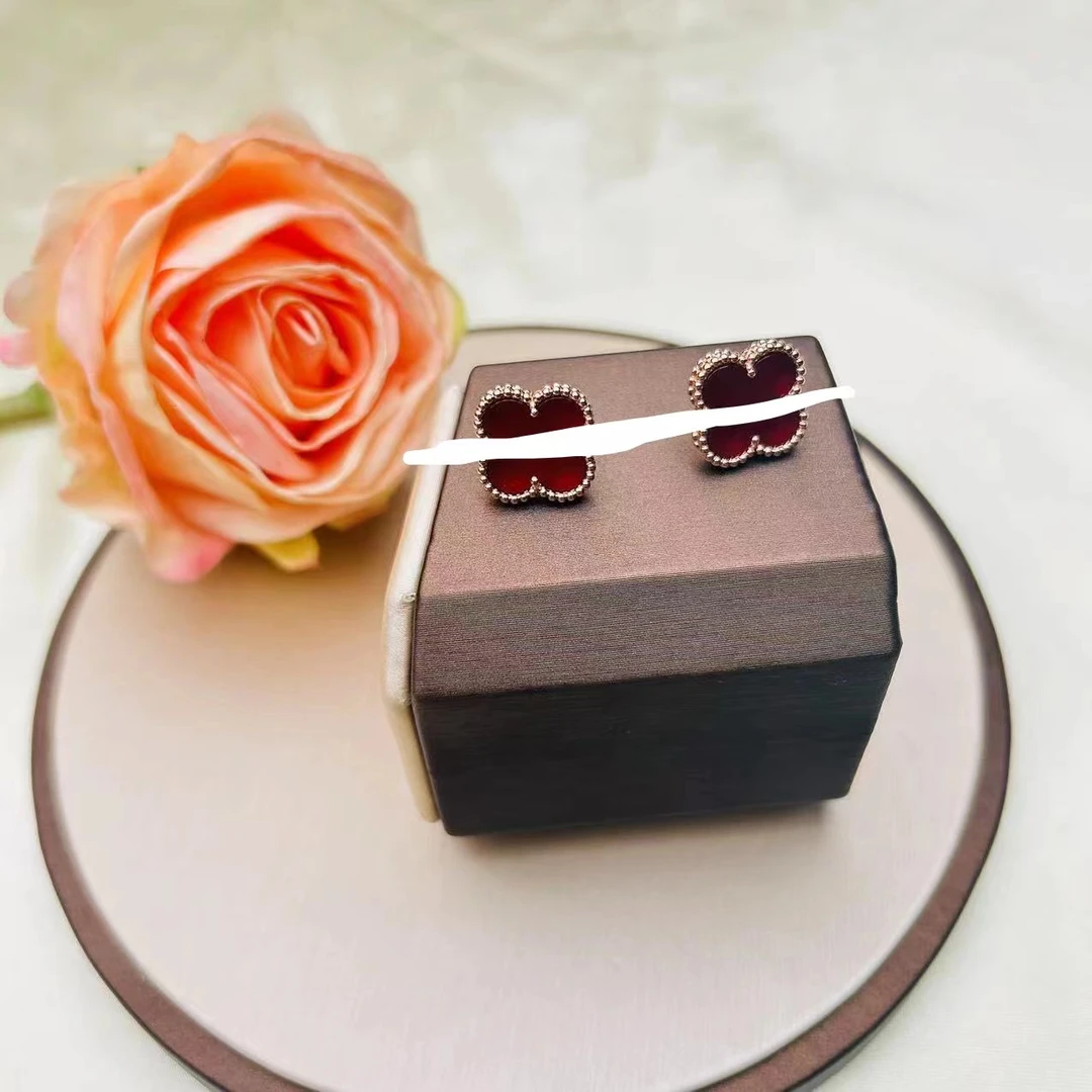 【美佳甄选】烈焰之心幸运草耳环 SYC 6574