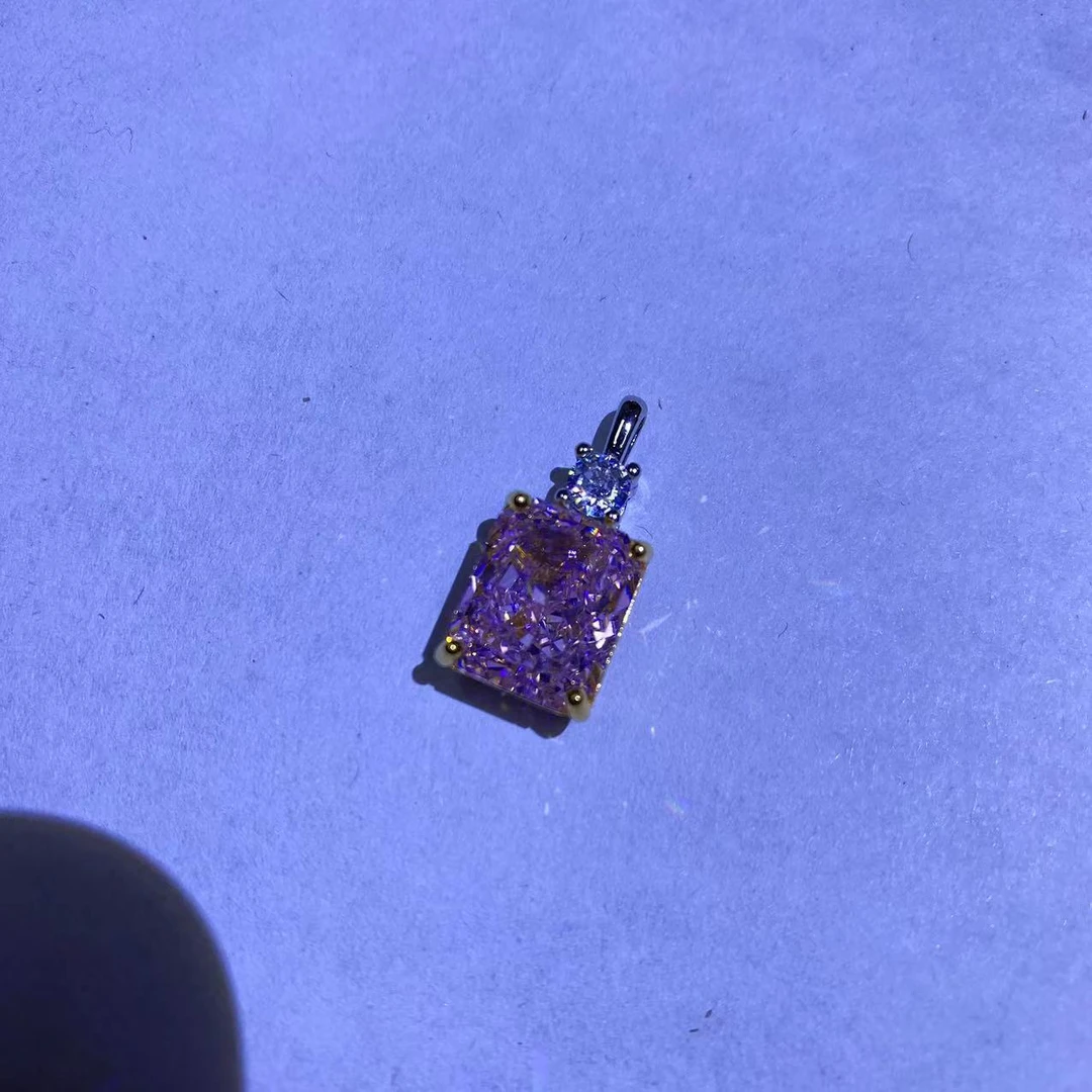 吊坠 【美佳甄选】粉红少女粉色吊坠ZR 4854