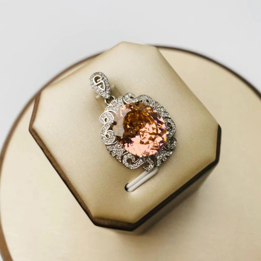 吊坠 【美佳甄选】灿然吸睛橙色吊坠 ZSS 5965