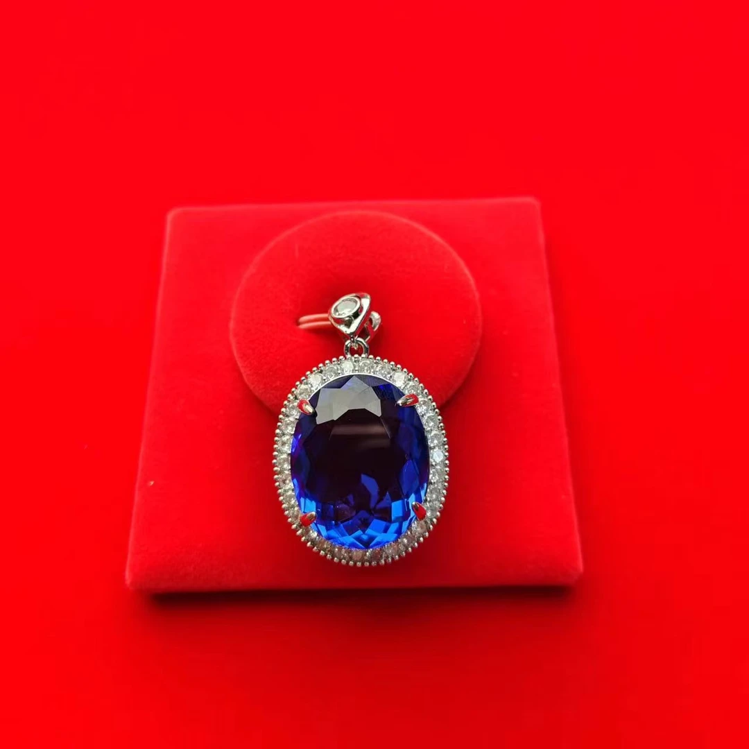 吊坠 【美佳甄选】灿蓝星辰蓝色吊坠WW 6233