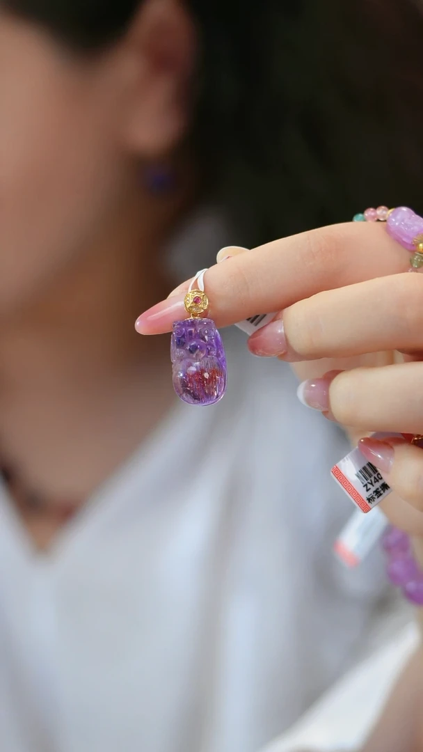 【闪购商品】水晶颈饰18K金镶嵌@@ZY40130018