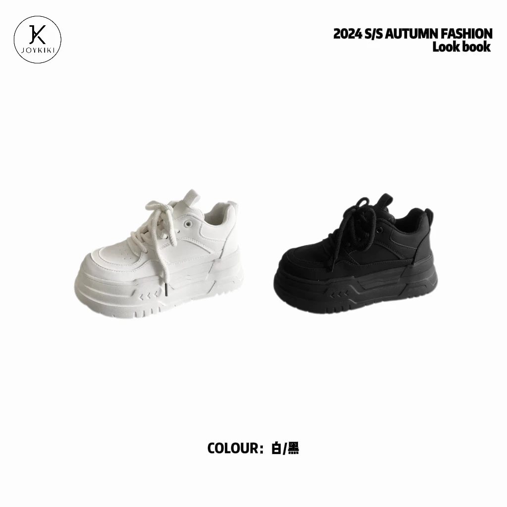 JOY KIKI金金学院百搭洋气增高松糕鞋 J24P272