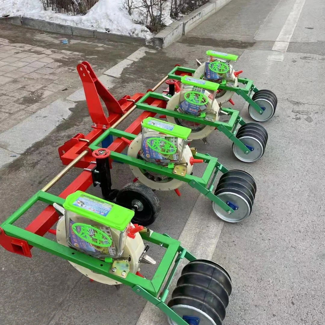 车带四行，指夹不带肥播种器
